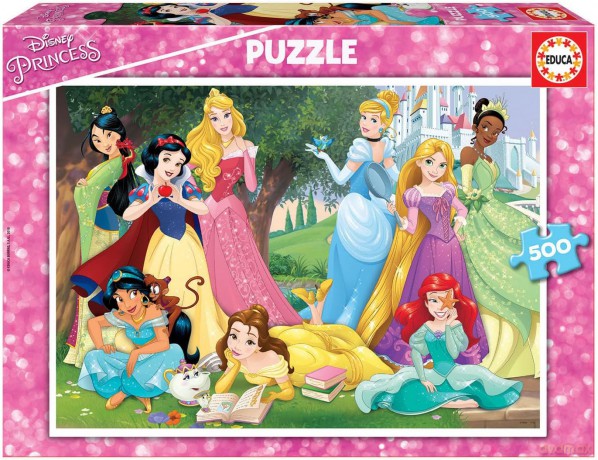 EDUCA 500 el. Księżniczki z bajek Disneya [PUZZLE]