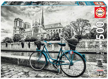 EDUCA 500 el. Niebieski rower/Katedra Notre Dam [PUZZLE]