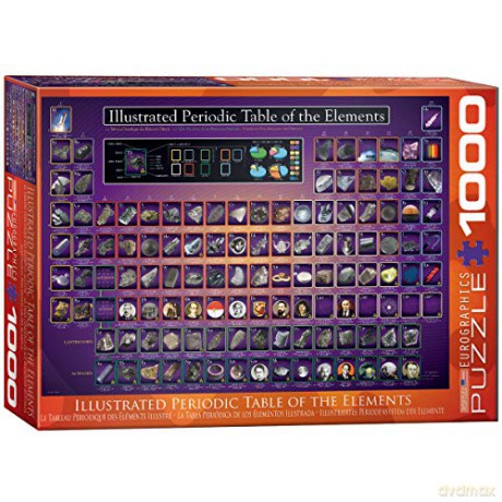 EUROGRAPHICS 1000 el. Ilustrowany układ pierwiastków [PUZZLE]