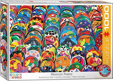 EUROGRAPHICS 1000 el. Kolory świata, Meksykańskie talerze [PUZZLE]