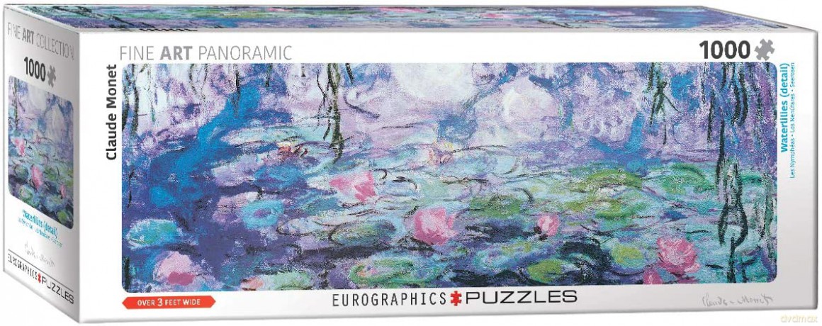 EUROGRAPHICS 1000 el. Lilie wodne, Claude Monet, Panorama [PUZZLE]