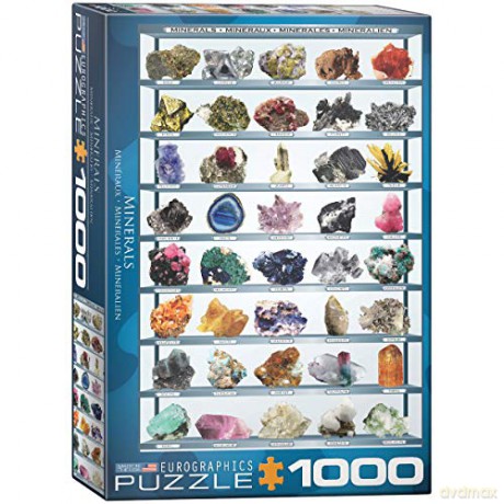 EUROGRAPHICS 1000 el. Minerały [PUZZLE]