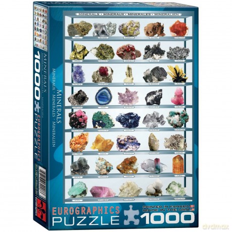 EUROGRAPHICS 1000 el. Minerały [PUZZLE]