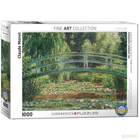 EUROGRAPHICS 1000 el. Ogród japoński, Monet [PUZZLE]
