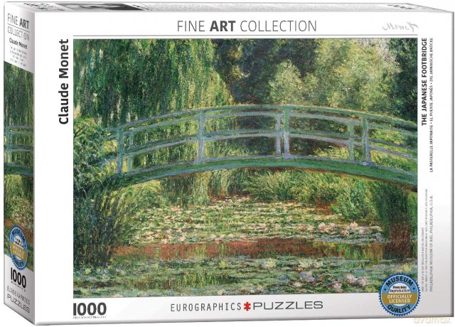 EUROGRAPHICS 1000 el. Ogród japoński, Monet [PUZZLE]