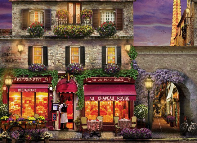 EUROGRAPHICS 1000 el. Restauracja w Paryżu [PUZZLE]