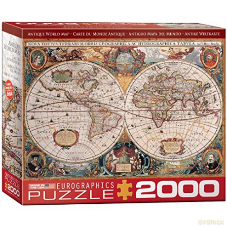 EUROGRAPHICS 2000 el. Antyczna mapa Świata [PUZZLE]