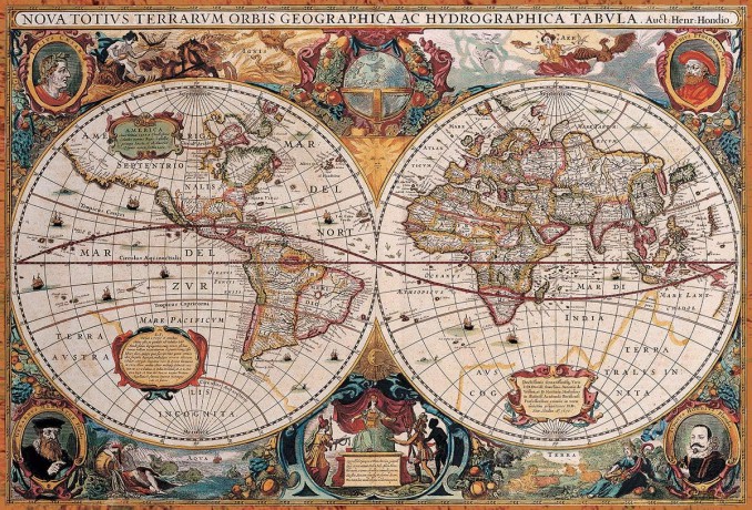 EUROGRAPHICS 2000 el. Antyczna mapa Świata [PUZZLE]