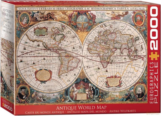EUROGRAPHICS 2000 el. Antyczna mapa Świata [PUZZLE]