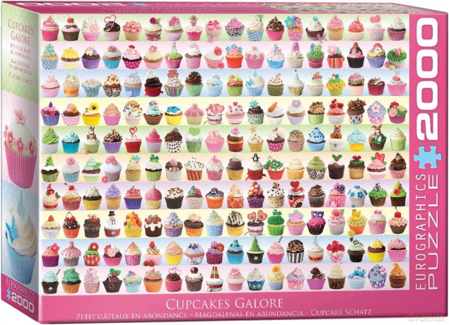 EUROGRAPHICS 2000 el. Czekoladowe mufinki [PUZZLE]