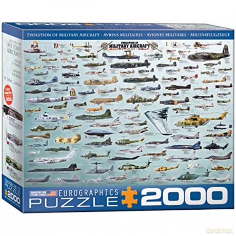 EUROGRAPHICS 2000 el. Samoloty i helikoptery [PUZZLE]