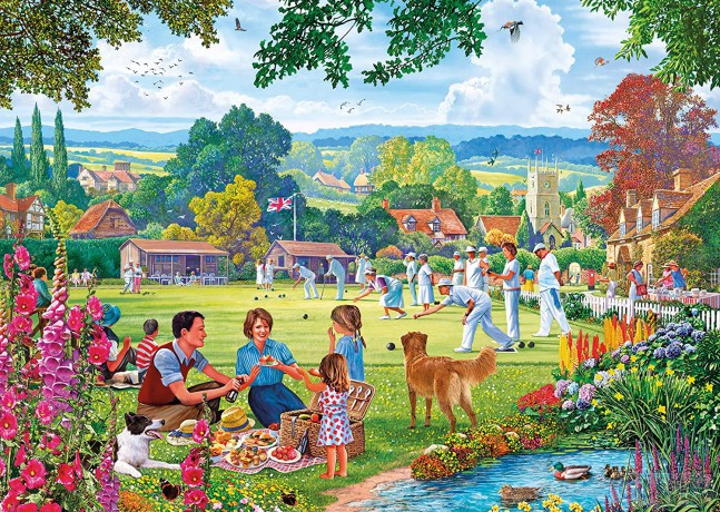 GIBSONS 100 el. XXL Kręgle nad potokiem [PUZZLE]