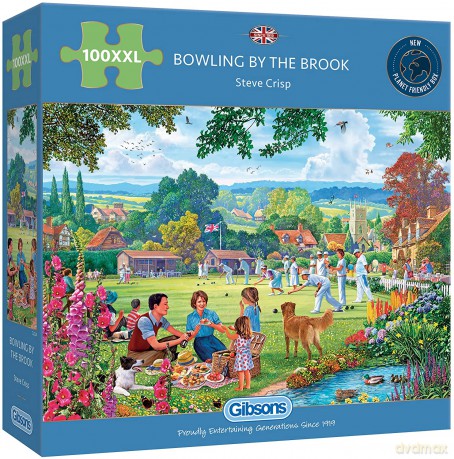 GIBSONS 100 el. XXL Kręgle nad potokiem [PUZZLE]