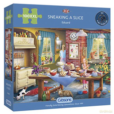 GIBSONS 100 el. XXL Ukradkiem po łakocie [PUZZLE]