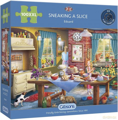 GIBSONS 100 el. XXL Ukradkiem po łakocie [PUZZLE]