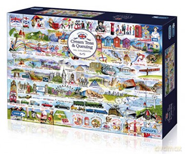 GIBSONS 1000 el. Brytyjskie znaki szczególne [PUZZLE]