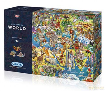GIBSONS 1000 el. Cudowny świat [PUZZLE]