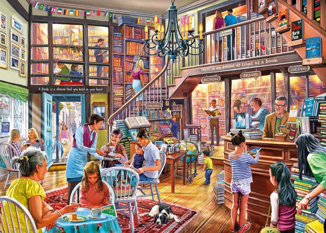 GIBSONS 1000 el. Czas na książkę [PUZZLE]