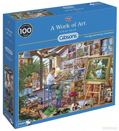 GIBSONS 1000 el. Dzieło sztuki [PUZZLE]