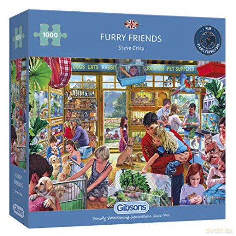 GIBSONS 1000 el. Futrzaści przyjaciele [PUZZLE]