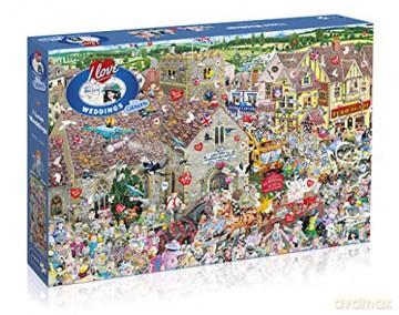 GIBSONS 1000 el. Kocham śluby i wesela [PUZZLE]