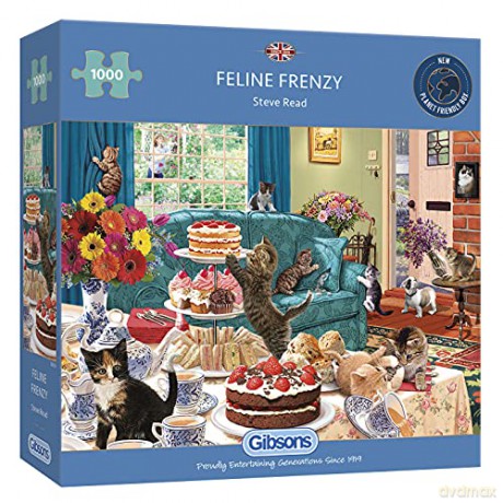 GIBSONS 1000 el. Kocie szaleństwo [PUZZLE]