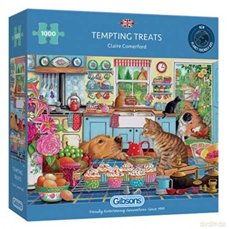 GIBSONS 1000 el. Kuszące smakołyki [PUZZLE]