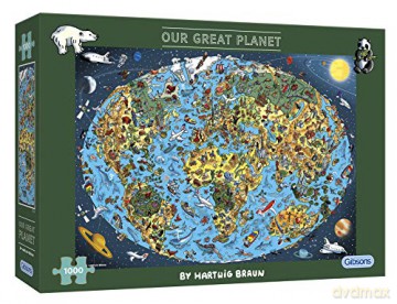 GIBSONS 1000 el. Nasza wspaniała planeta [PUZZLE]