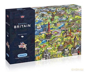 GIBSONS 1000 el. Piękna Brytania [PUZZLE]