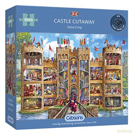 GIBSONS 1000 el. Przekrój zamku [PUZZLE]