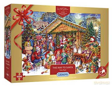 GIBSONS 1000 el. Spotkanie ze Świętym Mikołajem [PUZZLE]