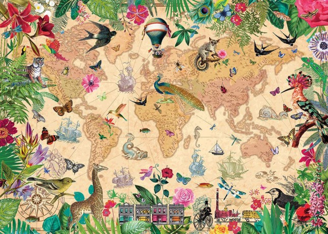 GIBSONS 1000 el. Świat pełen życia [PUZZLE]