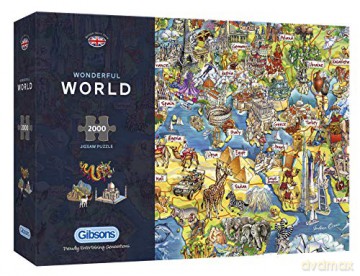 GIBSONS 2000 el. Cudowny świat [PUZZLE]