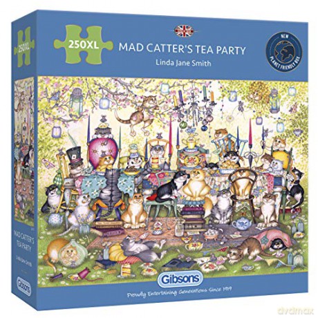GIBSONS 250 el. XL Herbatka z szalonymi kotami [PUZZLE]