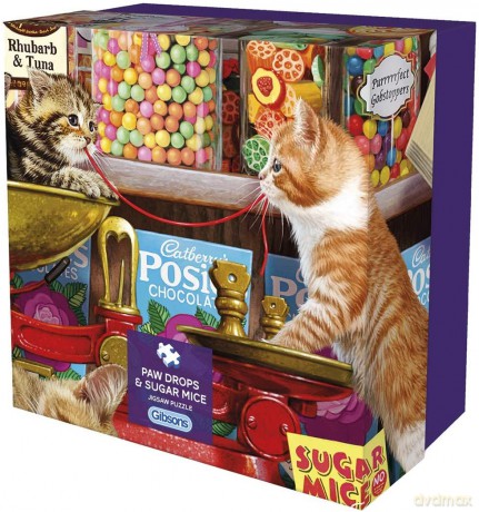 GIBSONS 500 el. Koty i słodycze [PUZZLE]