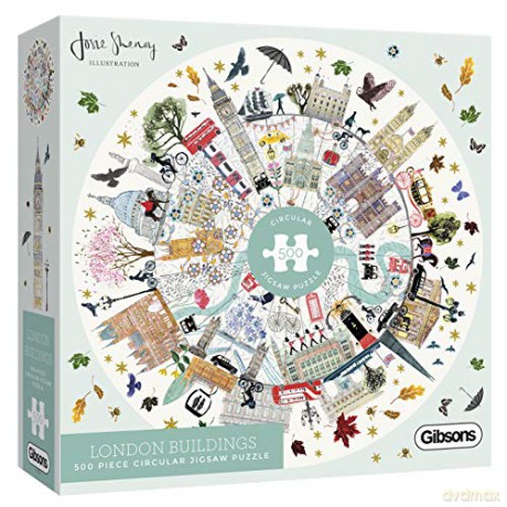 GIBSONS 500 el. Londyńskie budynki (okrągłe) [PUZZLE]