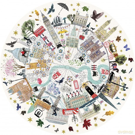 GIBSONS 500 el. Londyńskie budynki (okrągłe) [PUZZLE]