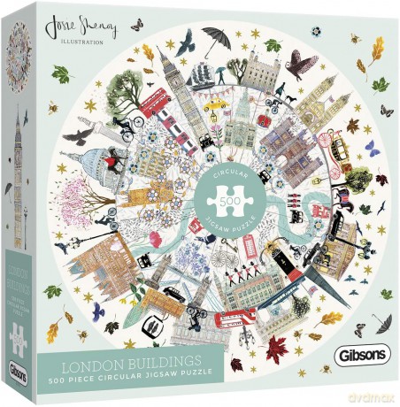 GIBSONS 500 el. Londyńskie budynki (okrągłe) [PUZZLE]