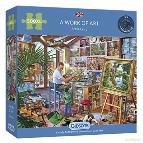 GIBSONS 500 el. XL Dzieło sztuki [PUZZLE]