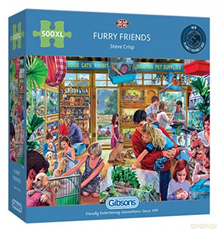 GIBSONS 500 el. XL Futrzaści przyjaciele [PUZZLE]
