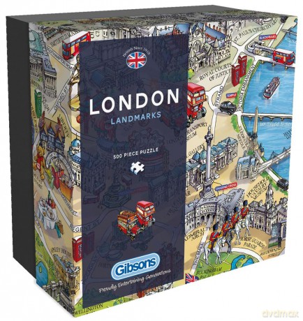 GIBSONS 500 el. Zabytki Londynu [PUZZLE]