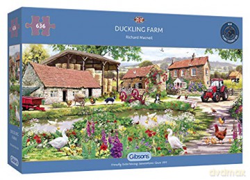 GIBSONS 636 el. Ferma kaczek (panorama) [PUZZLE]