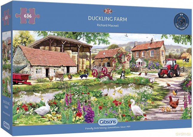 GIBSONS 636 el. Ferma kaczek (panorama) [PUZZLE]