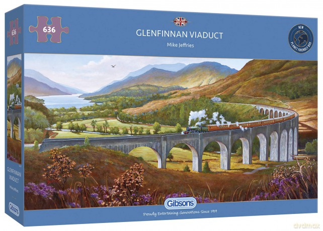 GIBSONS 636 el. Wiadukt Glenfinnan (panorama) [PUZZLE]