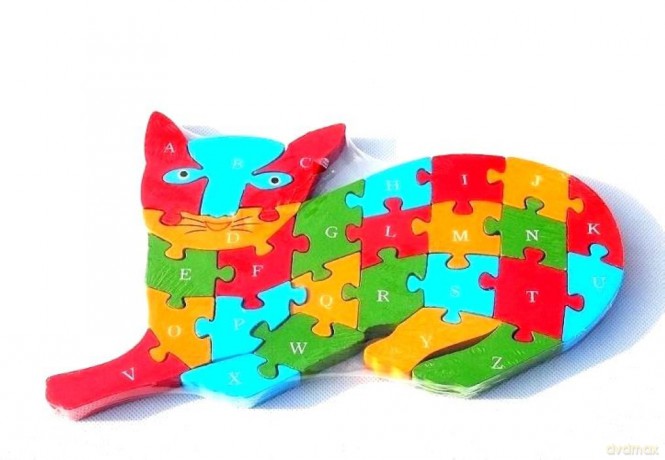 ICOM Puzzle drewniane kotek [PUZZLE]