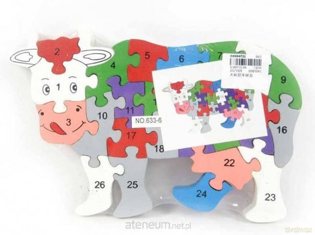 ICOM Puzzle drewniane krówka [PUZZLE]