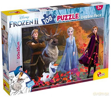 LISCIANI Puzzle dwustronne Plus 108 Frozen 2 [PUZZLE]