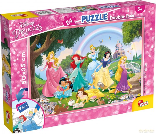 LISCIANI Puzzle dwustronne Plus 24 Princess [PUZZLE]