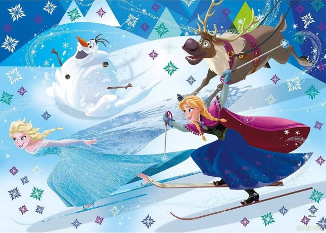 LISCIANI Puzzle dwustronne Plus 60 Frozen 2 [PUZZLE]