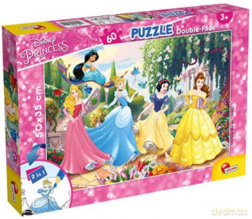 LISCIANI Puzzle dwustronne Plus 60 Princess [PUZZLE]